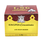 LMNT 115 (H) | 1.5g Live Resin Badder Concentrate | Kingpen