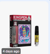 [Kingpen] Cartridge - 1G - Gelato (H)