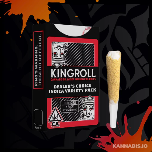 KINGPEN - Kingroll — Infused PR 4pk — Indica Mix #6 Main Image