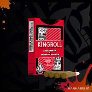 KingPen - Kingroll - Juniors 4-Pack 0.75G - Jack Herer x Durban Poison