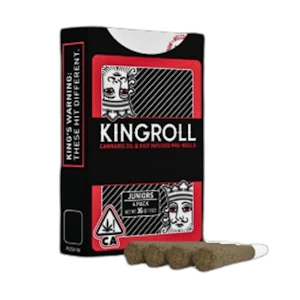 KING ROLL - Glitter Bomb x Strawberry Shortcake (I) | .75g 4pk Infused Prerolls | Kingroll