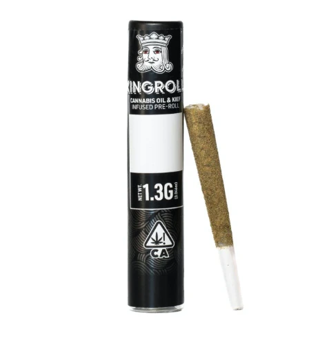 Kingroll - KingRoll | Blueberry Pancakes x Blueberry Z | Oil & Kief Infused Pre-Roll | 1.3g Main Image