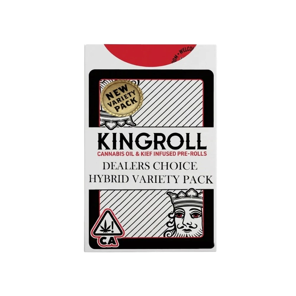 KINGPEN - KINGROLL 4 PACK VARIETY - HYBRID MIX #6 .75G - KINGPEN Main Image