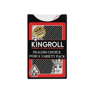 KINGPEN - KINGROLL 4 PACK VARIETY - INDICA MIX #7 .75G - KINGPEN