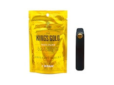 King's Gold - Holy Gelato - 1g All-In-One Live Rosin Vape - 420K