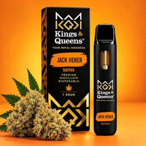 Kings & Queens | Jack Herer | 1g Distillate Disposable Vape