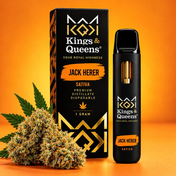 Kings & Queens - Kings & Queens | Jack Herer | 1g Distillate Disposable Vape Main Image