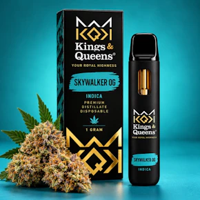 Kings & Queens | Skywalker OG | 1g Distillate Disposable Vape