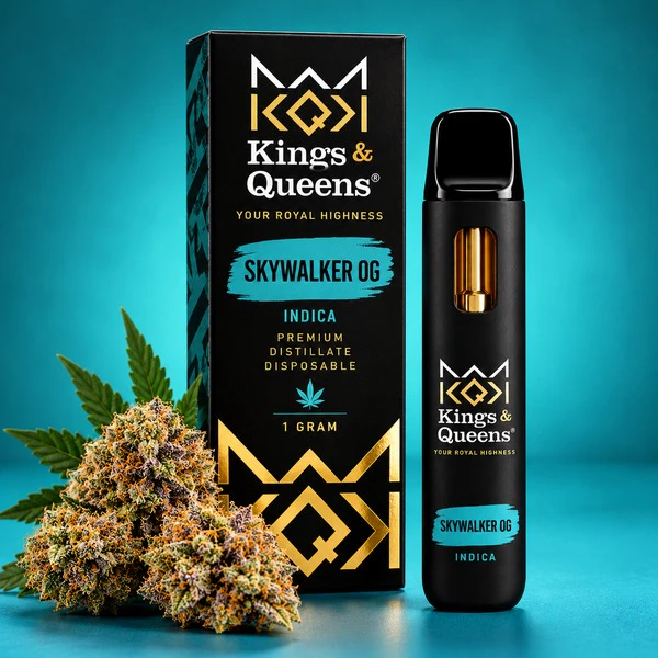 Kings & Queens - Kings & Queens | Skywalker OG | 1g Distillate Disposable Vape Main Image