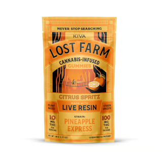 LOST FARM - Citrus Spritz Gummy 10pk - 100mg