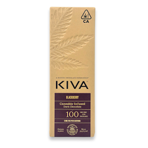Kiva Confections - Kiva - Blackberry Dark - Chocolate Bar - 100mg