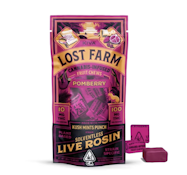 Kiva - Lost Farm - Pomberry Chews w/Kush Mints Punch Live Rosin - Hybrid - 100mg