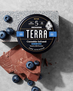 KIVA - Kiva - Terra Blueberry Milk Chocolate Bites 100mg