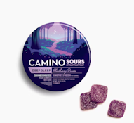 KIVA: Camino Sours Blackberry Dream "Deep Sleep" CBN Gummies 10-Piece/100mg (I)