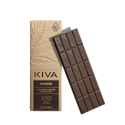 Kiva 100mg Dark Chocolate Sea Salt Bar