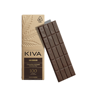 Kiva Confections - Kiva 100mg Dark Chocolate Sea Salt Bar