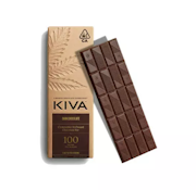 [Kiva] THC Chocolate - 100mg - Dark Chocolate (H)