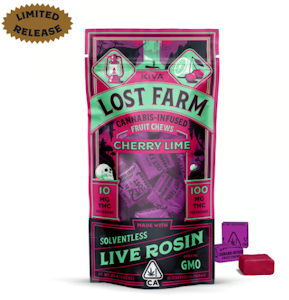 KIVA - Kiva Lost Farms Live Rosin Chews Cherry Lime