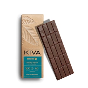 Kiva Confections - Kiva | Midnight Mint 5:2 CBN Dark Chocolate Bar | 5mg per piece