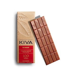 Kiva Confections - Kiva | Chocolate Bar (20ct) | Milk Chocolate | 100mg