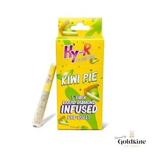 HY-R - HY-R - Kiwi Pie .6G Liquid Diamond Infused Pre-Roll (5 Pack)