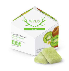 WYLD - Kiwi | Gummies | 100mg/10 Pieces | Wyld