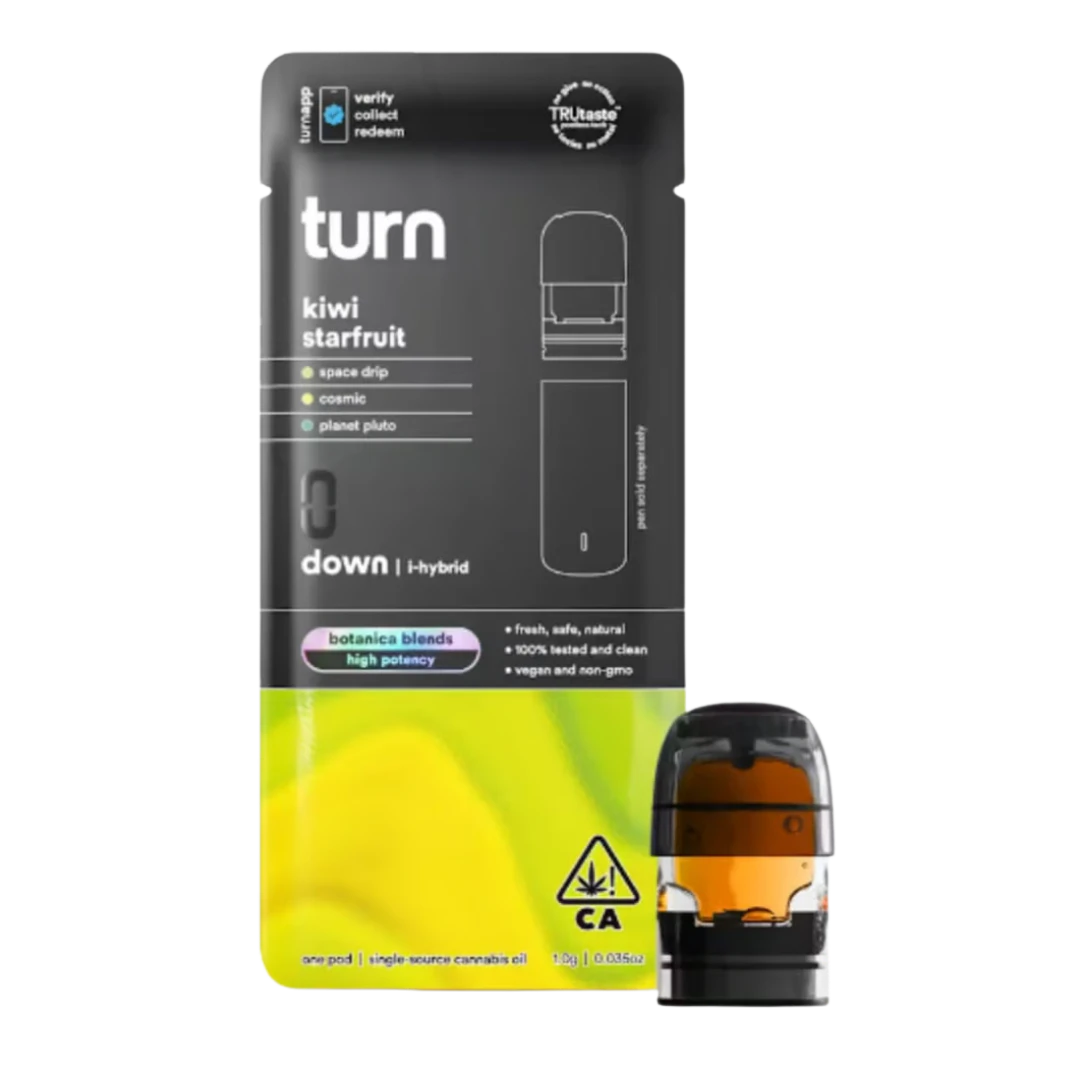 turn - Kiwi Starfruit (I) | 1g Botanica Blends POD | Turn Main Image