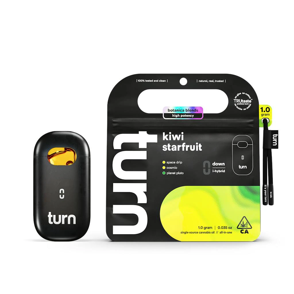 turn - Turn Kiwi Starfruit All-In-One Vape 1.0g Main Image