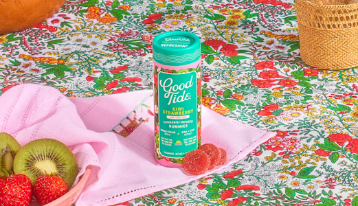 GOOD TIDE - GOOD TIDE | KIWI STRAWBERRY 1:1:1 THC/CBD/CBG - 10PK | EDIBLE