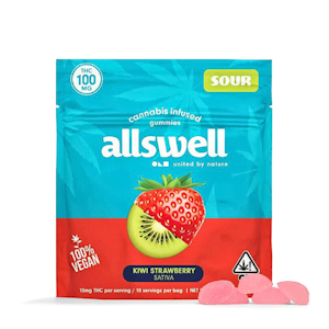 ALLSWELL - Sour Kiwi Strawberry Gummies