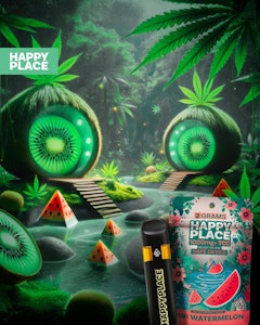 HAPPY PLACE - Happy Place - 2g AIO Vape - Kiwi Watermelon