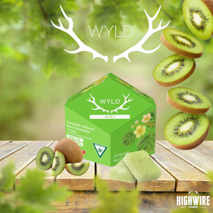 WYLD - WYLD Gummies Kiwi 2:1 THC:THCv 200mg