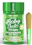 JEETER: Kiwi Kush Quad-Infused Baby Jeeter .5g Pre-Roll 5pk/2.5g (I)