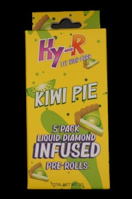 HY-R - Kiwi Pie - 5 Pack Preroll Case (3g) Infused