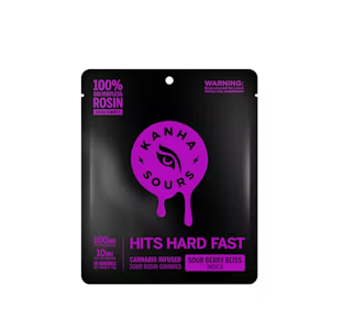KANHA - Kanha | Sour Berry Bliss | Vegan Solventless Rosin Nano Gummies | 100mg