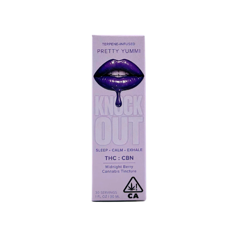 Yummi Karma - Pretty Yummi - Knock Out - 2:1 THC/CBN - 1000mg/500mg - Tincture - 30ml Main Image