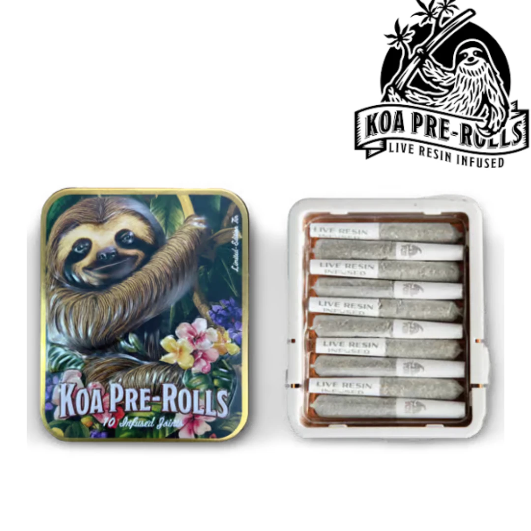 dompen™ & Koa - Apples and Bananas Live Resin Infused Pre-Roll Pack (10pk) Main Image