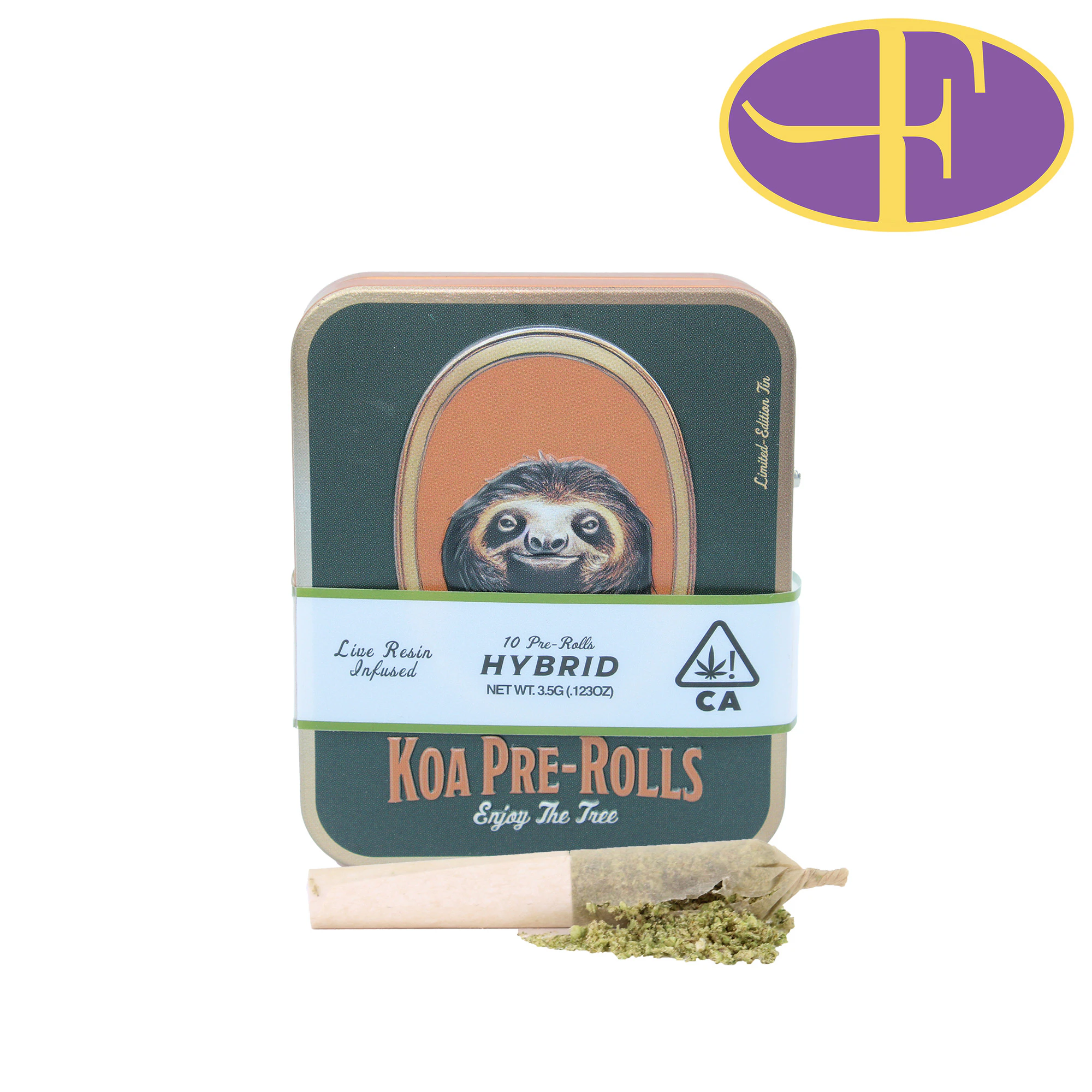 dompen™ & Koa - Blue Runtz Live Resin Infused Pre-Roll Pack (10pk) Main Image