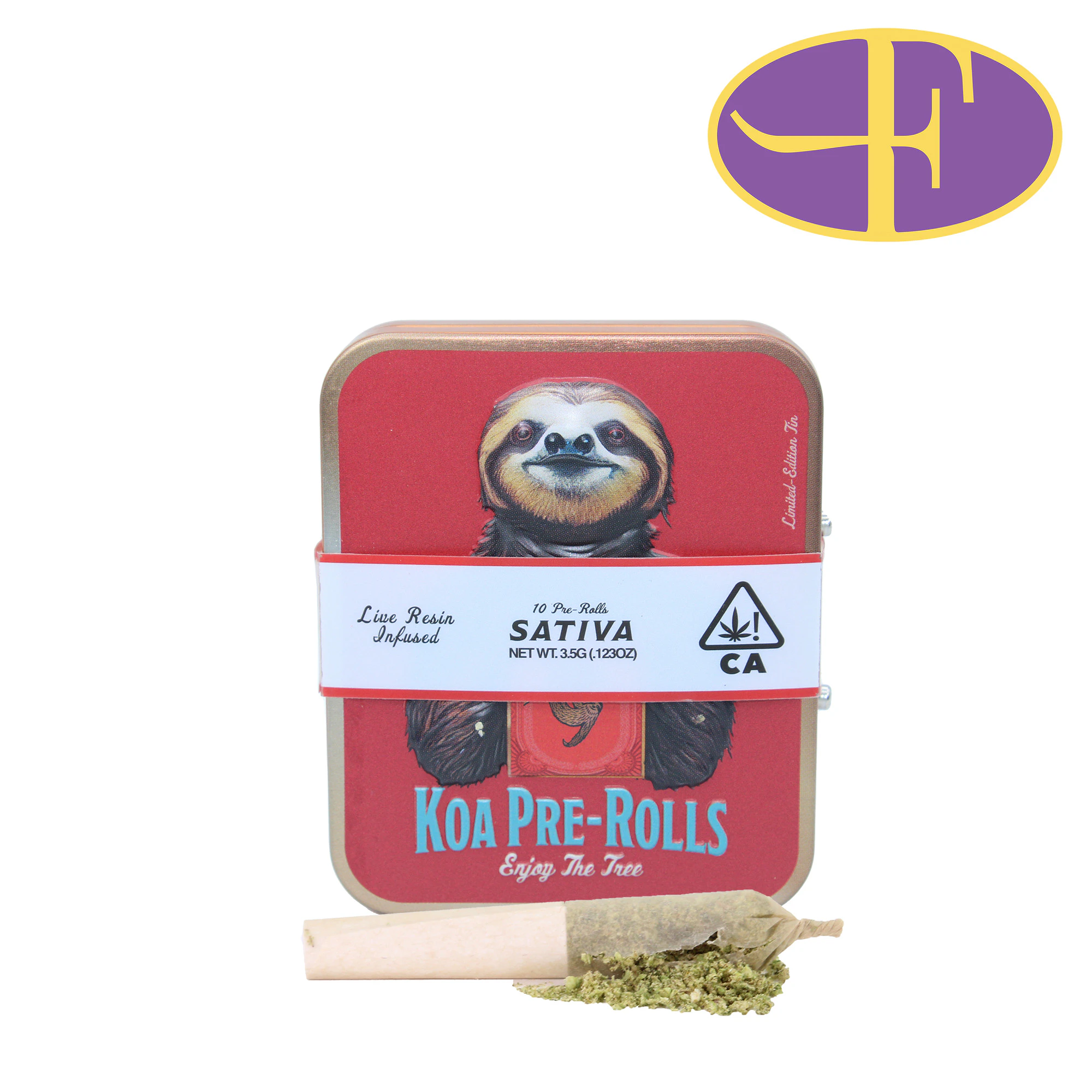 dompen™ & Koa - Cherry Breeze Live Resin Infused Pre-Roll Pack (10pk) Main Image