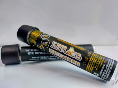 Koffee Roasted Haze 1.2g Live Resin + CBG Bubble Hash Infused Preroll