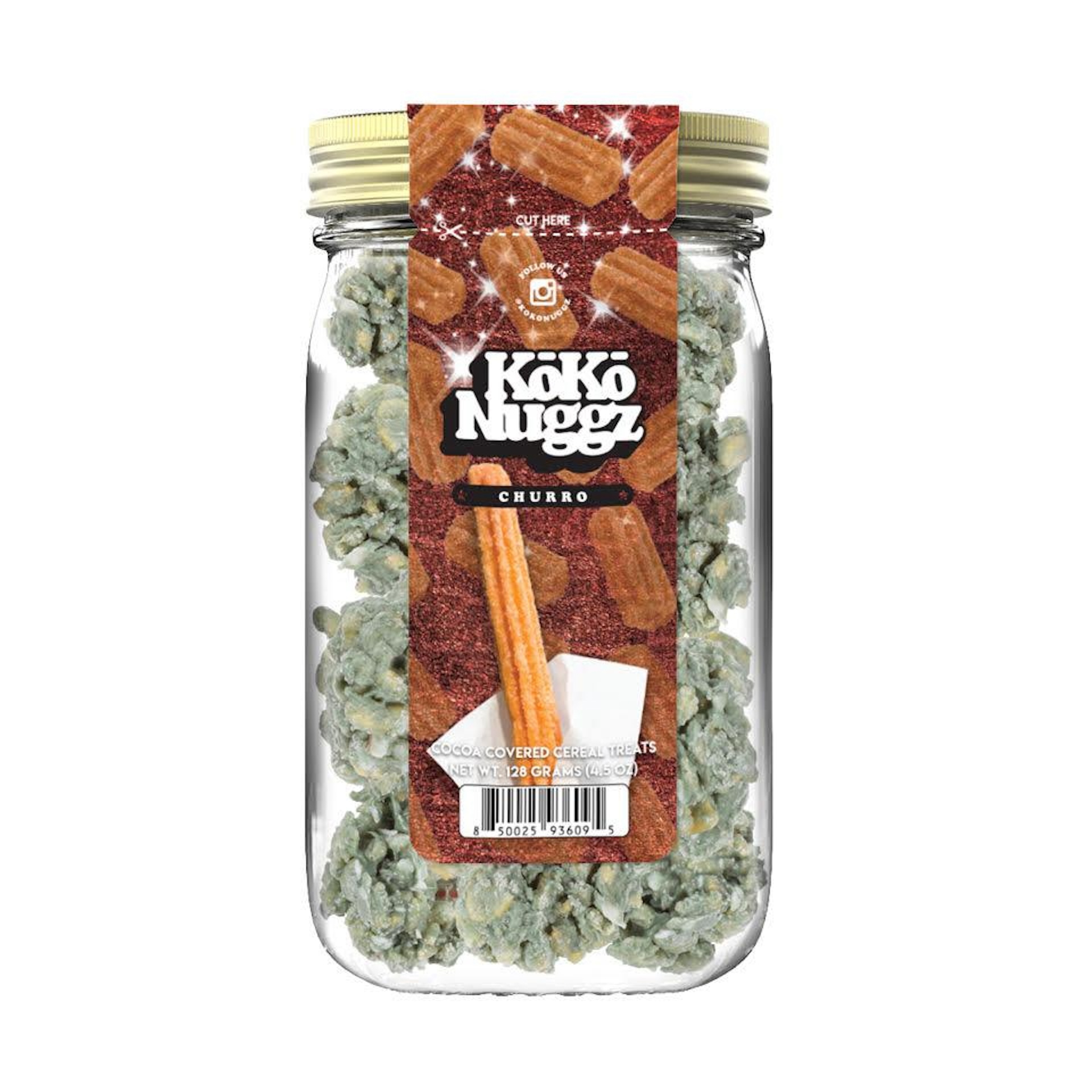 Koko Nuggz | Edible | Crispy Treats - Churro | 100mg, 10