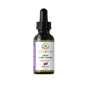 Kokoro Way - Kokoro Way 1000mg CBD Isolate Tincture THC FREE (Raspberry Blue Dream)
