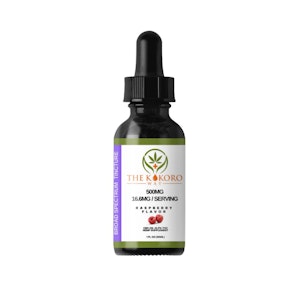 Kokoro Way - Kokoro Way 500mg Broad Spectrum Tincture THC FREE (Raspberry Blue Dream)
