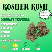 Kosher Kush | 5pk 0.5g Prerolls | TAXES INCLUDED