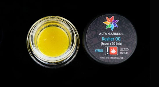 ALTA GARDENS - Kosher OG, Cured Resin