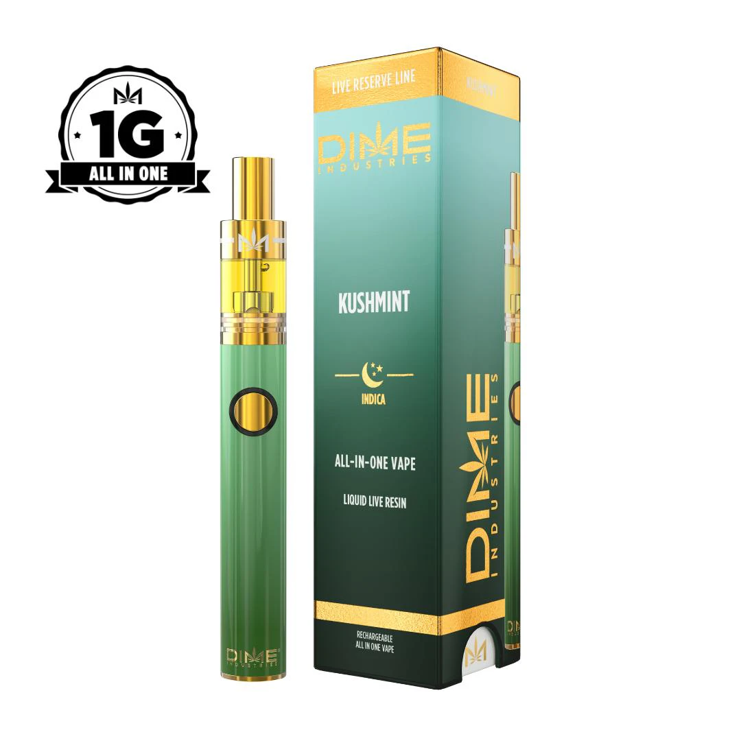 Dime Industries - Dime 1g Kushmints Live Resin AIO Disposable Main Image