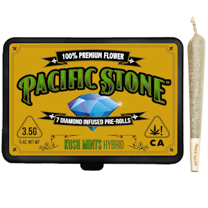 PACIFIC STONE - Pacific Stone - Diamond Infused - Kush Mints - .5g - 7pk Prerolls