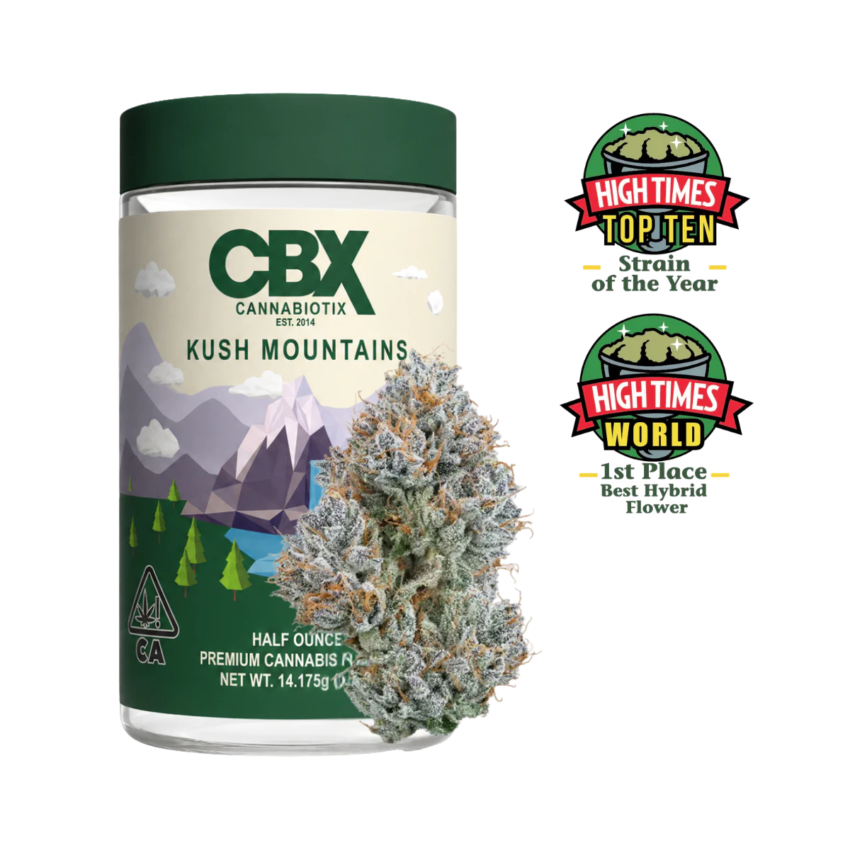 CBX: Cannabiotix - Kush Mountains (H) | 14g Indoor Flower | CBX Main Image
