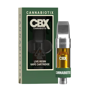 CANNABIOTIX - Kush Mountains (H) | .5g Live Resin Cartridge Vape | CBX