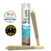 Kush Popz (I) | .75g 2pk Infused Preroll | Coastal Sun